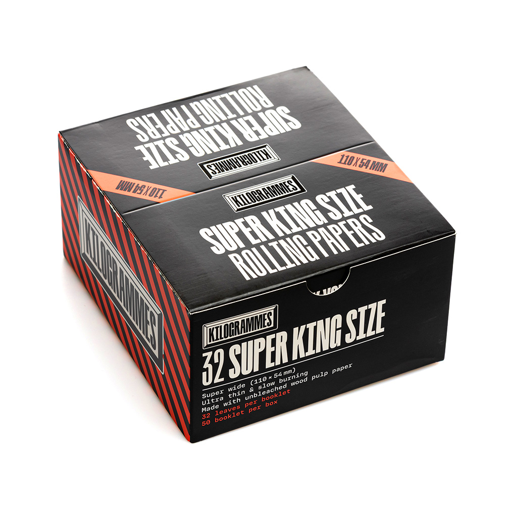 Boite de 50 paquets de feuilles Super King Size